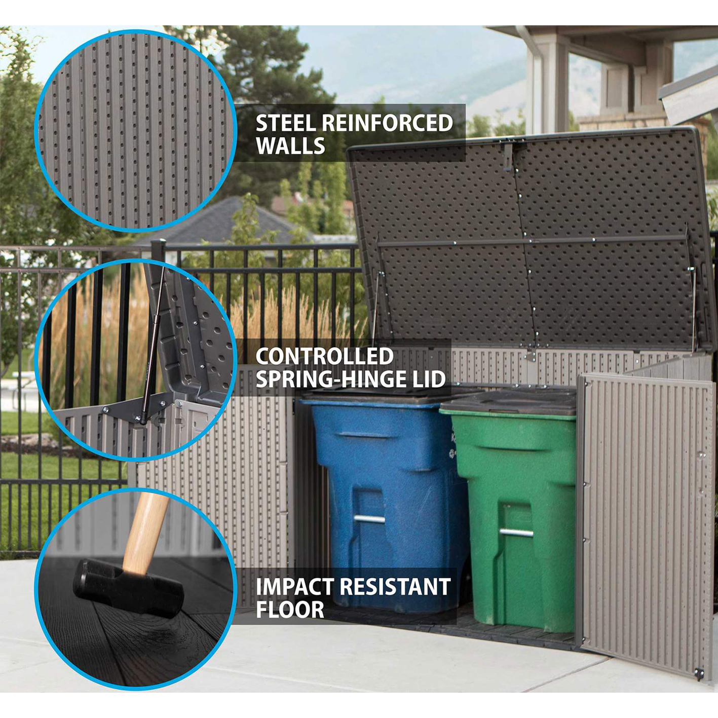 LIFETIME YARD STORE 1.9mx1.1m 2120L