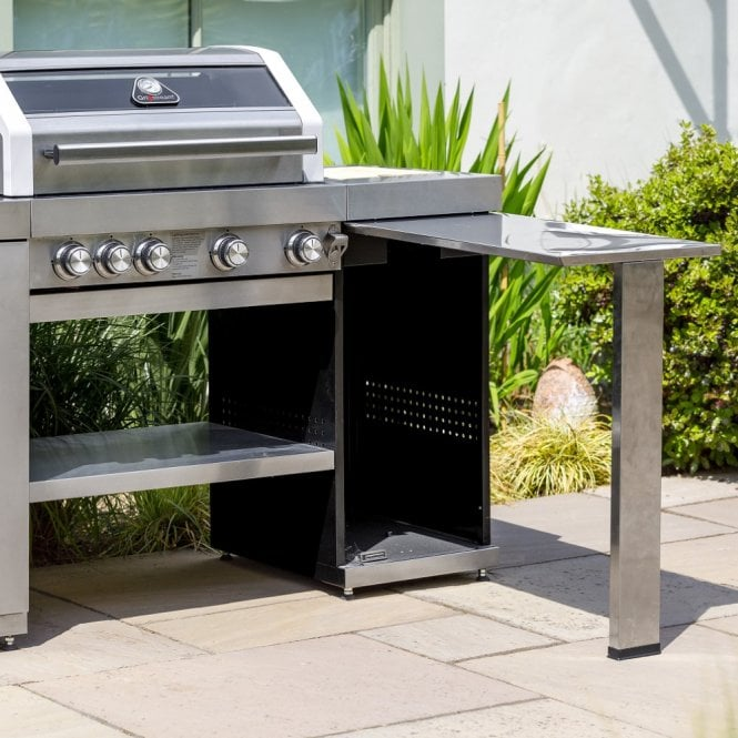GRILLSTREAM ISLAND ULTIMATE 4 BURNER HYBRID GAS & CHARCOAL BBQ
