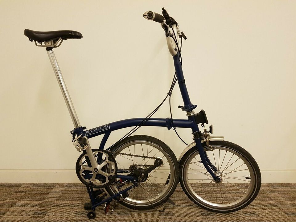 Brompton - M3L - Tempest Blue - Balfe's Bikes