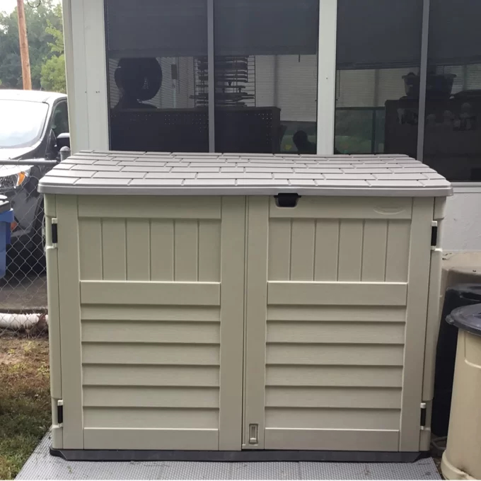 【Storage Shed】Resin Outdoor 2-Container 5'10