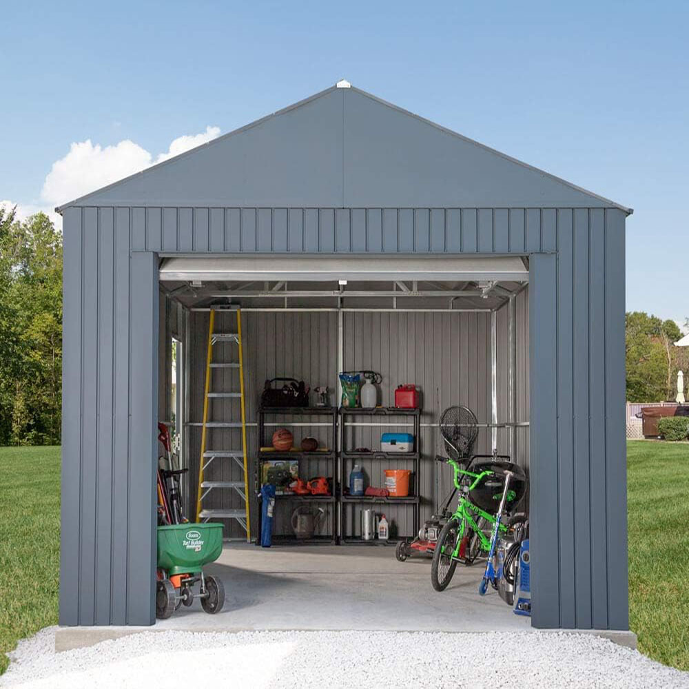 Sojag, Everest Galvalume Steel with Extra Tall Walls Garage Storage Building