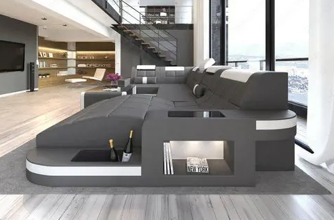 Corner power sofa JACKSONVILLE U