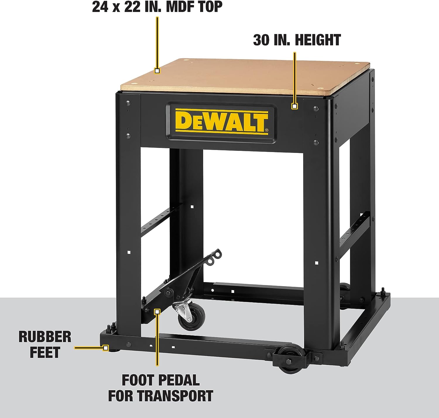 DEWALT Planer Stand,with Integrated Mobile Base (DW7350).