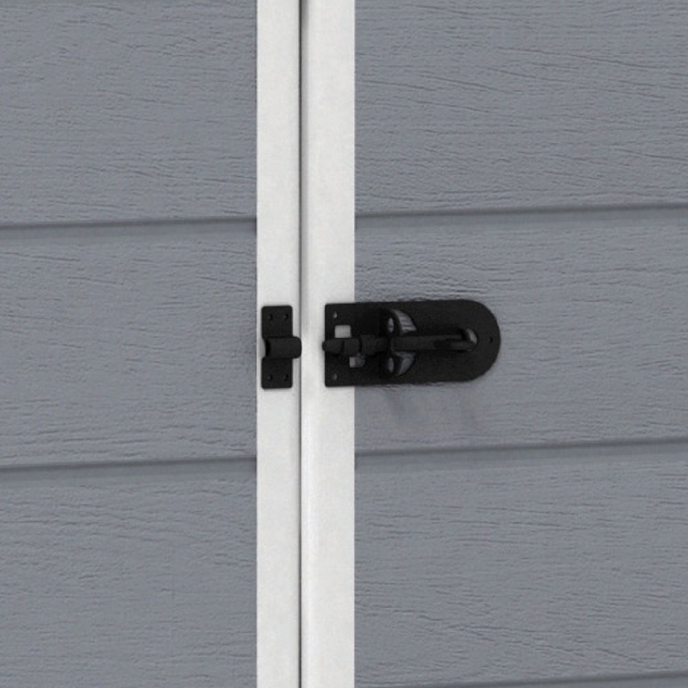 【Storage Shed】6x8 Resin Outdoor Storage Shed - Perfect to Store Patio Furniture, Garden Tools Bike Accessories