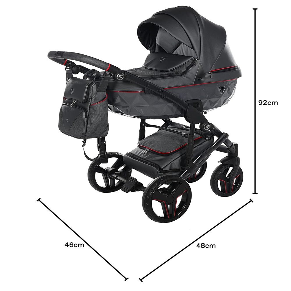 Neuheit! Original Junama Diamond, S-Klasse v2, Kombikinderwagen TRIO 3 in1 Exclusive Prams