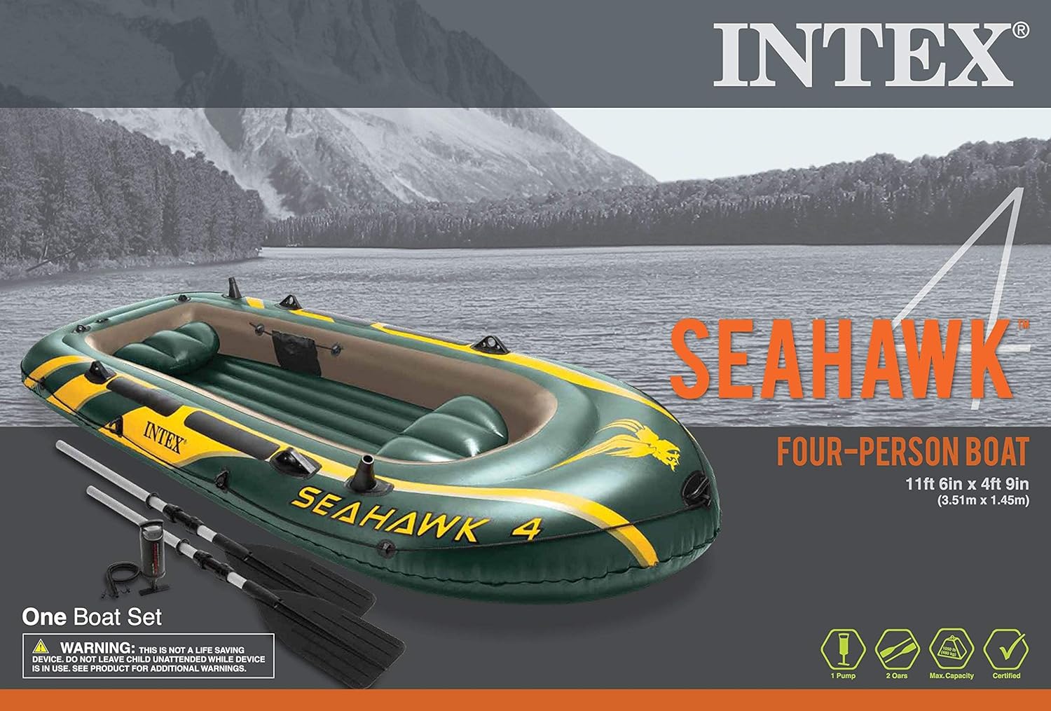 Intex Seahawk Inflatable Boat