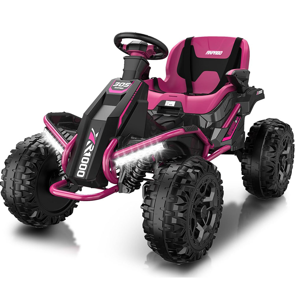 ANPABO 24V 4x4 Ride On Toy for Big Kids