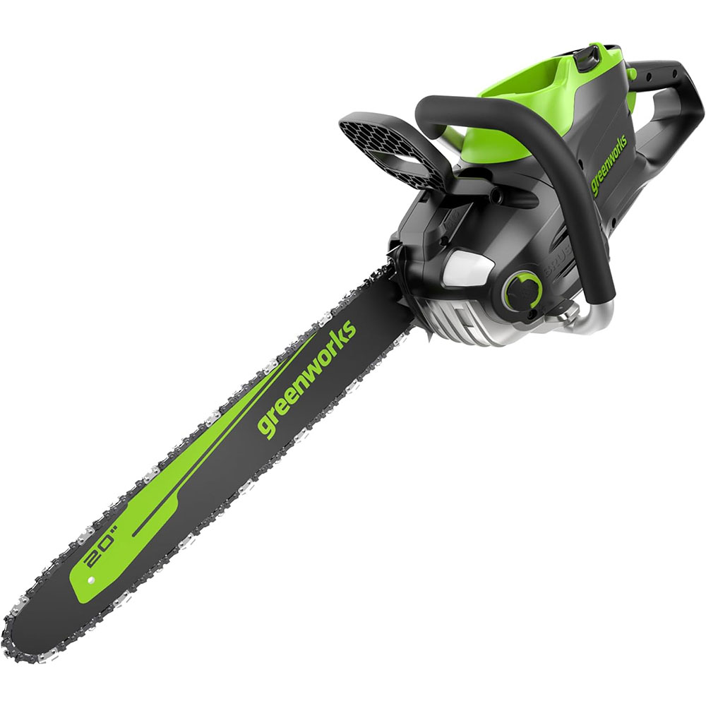 Greenworks 80V Brushless Cordless Electric Chainsaw (Great for Tree Cutting, Pruning, Trimming and Splitting Firewood)