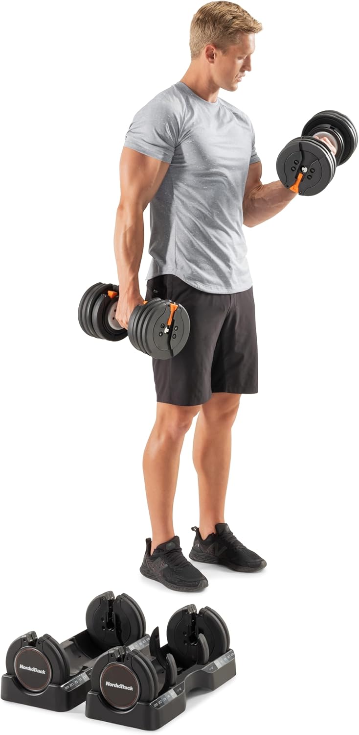 NordicTrack 25 kg Select-a-weight Dumbbell Pair