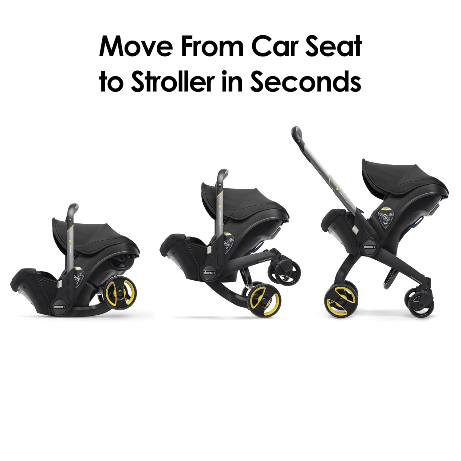 Doona Autositz & Kinderwagen, Nitro Black - All-in-One Travel System